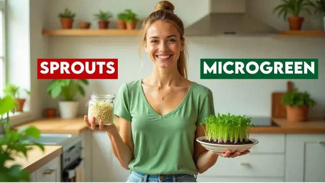 sprouts vs microgreens