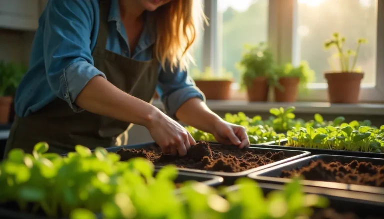 Filling Trays and growing of Microgreens